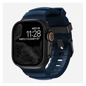 Nomad Rocky Point Band Black Leather, Titanium