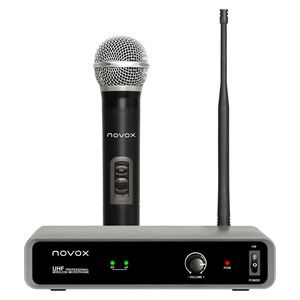 Novox Free H1 - Wireless set with handheld microphone Black