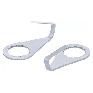 BGS Nož za rezanje, poluokrugli | za BGS 3218, 9291 | 2 x 24 mm | 2-dijelni