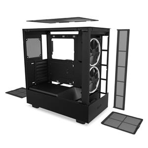 NZXT H5 Elite Midi Tower Black, Transparent 5