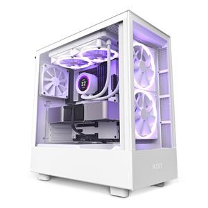 NZXT H5 Elite RGB Midi-Tower - white