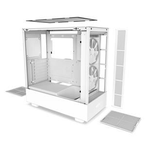 NZXT H5 Elite RGB Midi-Tower - white 6