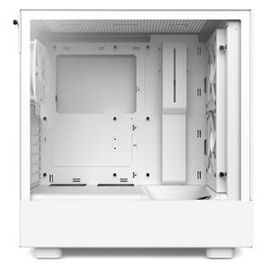 NZXT H5 Flow RGB Midi Tower White 3