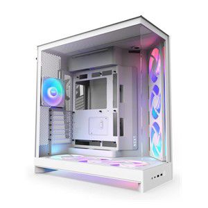 NZXT H9 Flow RGB+ Midi Tower White