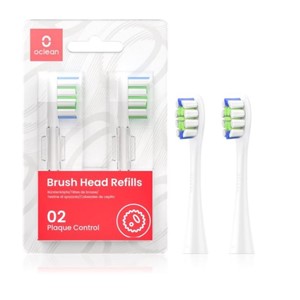 Oclean Plaque Control two attachments for electric toothbrush white