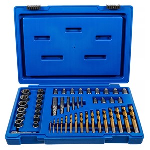 BGS Odvijač za vijke i matice sa setom lijevih svrdla | 2 - 18 mm | 49-dijelni
