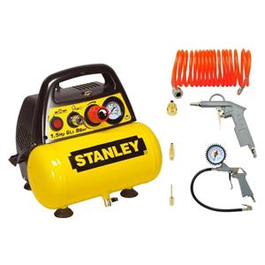 OIL-FREE COMPRESSOR 6L+PNEUMATIC KIT STANLEY