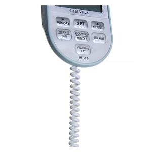 Omron BF511 Square Turquoise Electronic personal scale 3