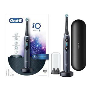 Oral-B Electric Toothbrush iO Series 8N Rechargeable For adults Number of brush heads included 1 Number of teeth brushing modes 6 Black Onyx