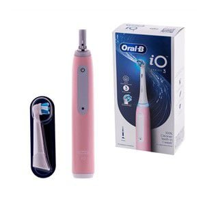Oral-B Electric Toothbrush iO3 Series Rechargeable For adults Number of brush heads included 1 Blush Pink Number of teeth brushing modes 3
