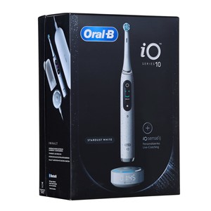 ORAL-B iO Series 10 Stardust White Electric toothbrush + iO Sense charger White