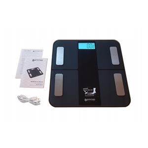 Oromed ORO-SCALE BLUETOOTH BLACK Electronic personal scale Square 7