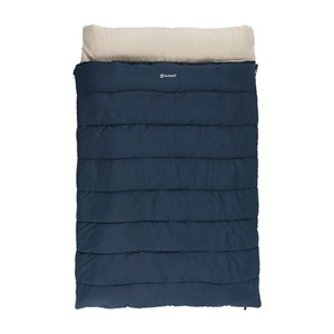 Outwell Contour Lux Double Adult Rectangular sleeping bag Polyester Blue