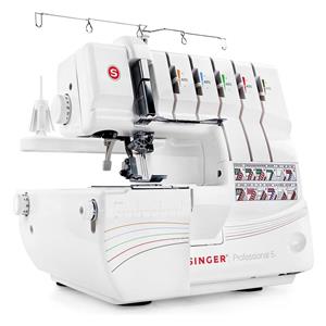 Overlock Singer 14T968 sewing machine, electric current, white 4