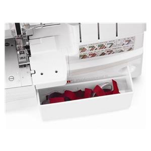 Overlock Singer 14T968 sewing machine, electric current, white 6