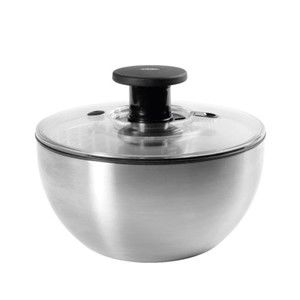 OXO 1071497 salad spinner Stainless steel Button