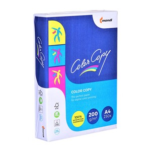 Paper copier office Mondi Color Copy 8687A20 (A4; 200g /m2; 250 sheets; white paper; satin)