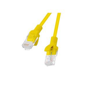 PATCHCORD KAT.5E UTP 3M ŻÓŁTY FLUKE PASSED LANBERG 10-PACK