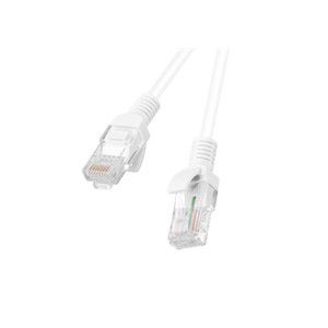PATCHCORD KAT.6 UTP 3M BIAŁY FLUKE PASSED LANBERG 10-PACK