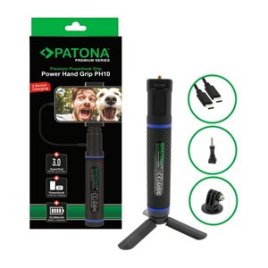 PATONA Premium Grip Power Hand PH10 + powerbank Black