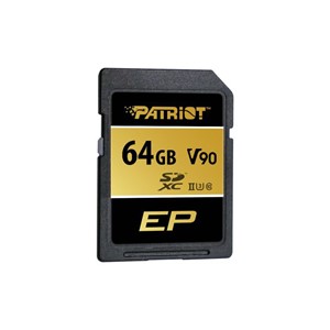Patriot 64GB SDXC UHS-II Class10 SD card, 300 /260 MB /s