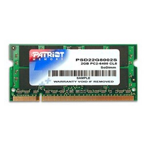 Patriot Memory DDR2 2GB CL5 PC2-6400 (800MHz) SODIMM memory module