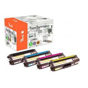 Peach 112061 toner cartridge 4 pc(s) Compatible Black, Cyan, Magenta, Yellow