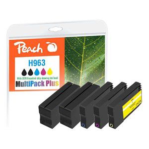 Peach 6ZC70AE ink cartridge 5 pc(s) Compatible Black, Cyan, Magenta, Yellow