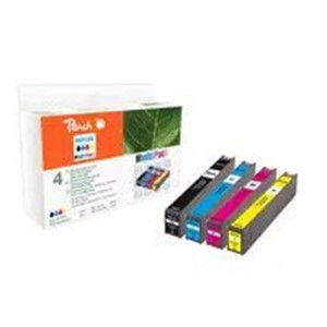Peach PI300-744 ink cartridge 4 pc(s) Compatible Black, Cyan, Magenta, Yellow