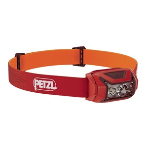 Petzl Actik Red Headband flashlight LED