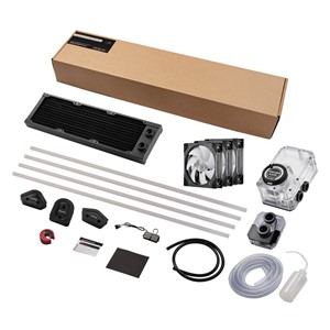 Phanteks EZ-Fit 360 D30-Kit Processor Liquid cooling kit 12 cm Black, Transparent 10 pc(s)