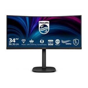 Philips 3000 series 34B2U3600C /00 computer monitor 86.4 cm (34) 3440 x 1440 pixels Wide Quad HD LCD Black