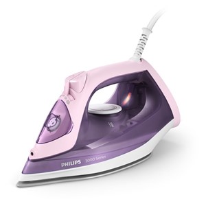 Philips 3000 series DST3020 /30 iron Steam iron Ceramic soleplate 2200 W Pink, Purple