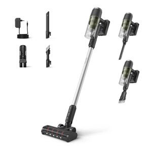 Philips 3000 series XC3033 /01 stick vacuum /electric broom Battery Dry Cyclonic Bagless Black, Green