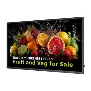 Philips 5000 series 55BDL5050D /00 Signage Display 139.7 cm (55) LCD Wi-Fi 600 cd /m² Full HD Black Built-in processor Android