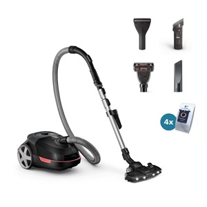 Philips 6000 series XD6142 /12 vacuum 4 L Cylinder vacuum Dry 900 W Dust bag