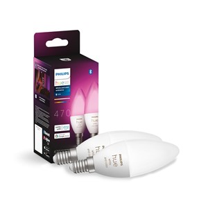 Philips Hue White and colour ambience Candle - E14 smart bulb - (2-pack)