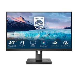 Philips S Line 242S1AE /00 computer monitor 60.5 cm (23.8) 1920 x 1080 pixels Full HD LED Black