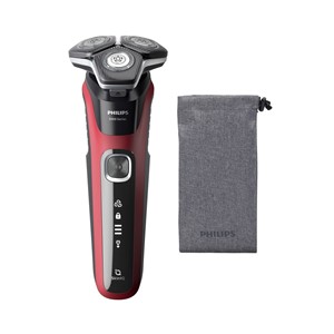 Philips SHAVER Series 5000 S5883 /10 men's shaver Rotation shaver Trimmer Black, Red