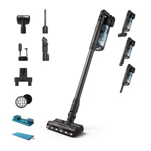 Philips XC7163 /01 stick vacuum /electric broom 2-in-1 stick vacuum Battery Dry&wet Bagless 0.6 L Blue
