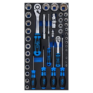 BGS Pjenasti ulošci za BGS 2002 | Set nasadnih ključeva i odvijača | 43-dijelni