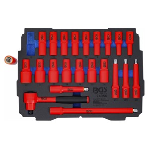 BGS Pjenasti ulošci za BGS BOXSYS1 i 2: Set VDE alata | 23-dijelni
