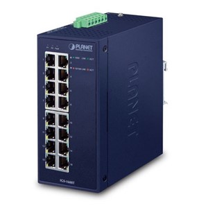 PLANET IGS-1600T network switch Unmanaged L2 Gigabit Ethernet (10 /100 /1000) Blue