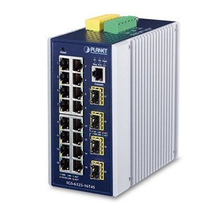 PLANET IGS-6325-16T4S network switch Managed L3 Gigabit Ethernet (10 /100 /1000) Blue, Grey