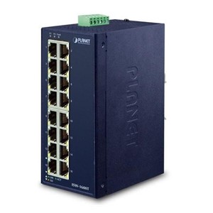 PLANET ISW-1600T network switch Unmanaged Fast Ethernet (10 /100) Blue