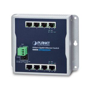 PLANET WGS-803 network switch Unmanaged L2 Gigabit Ethernet (10 /100 /1000) Black