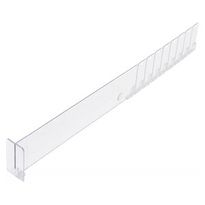 BGS Plastični razdjelnik | prozirno | 285 /480 x 60 mm