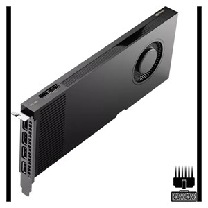 PNY Nvidia RTX A4000 ADA 20GB GDDR6 PCI-E 4.0 graphics card