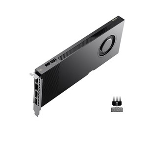 PNY RTX PRO 4000 Blackwell, 24 GB GDDR7 ECC 192-bit, 140W, PCI Express 5.0 x16, 4 x Display Port 2.1, ATX bracket, 1x CEM5 16-pin power supply cable, FHML Single Slot, Small Box