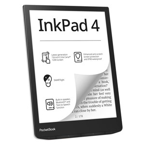 PocketBook InkPad 4 e-book reader Touchscreen 32 GB Wi-Fi Black, Silver